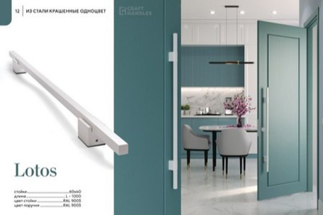 Интерьерные ручки скобы