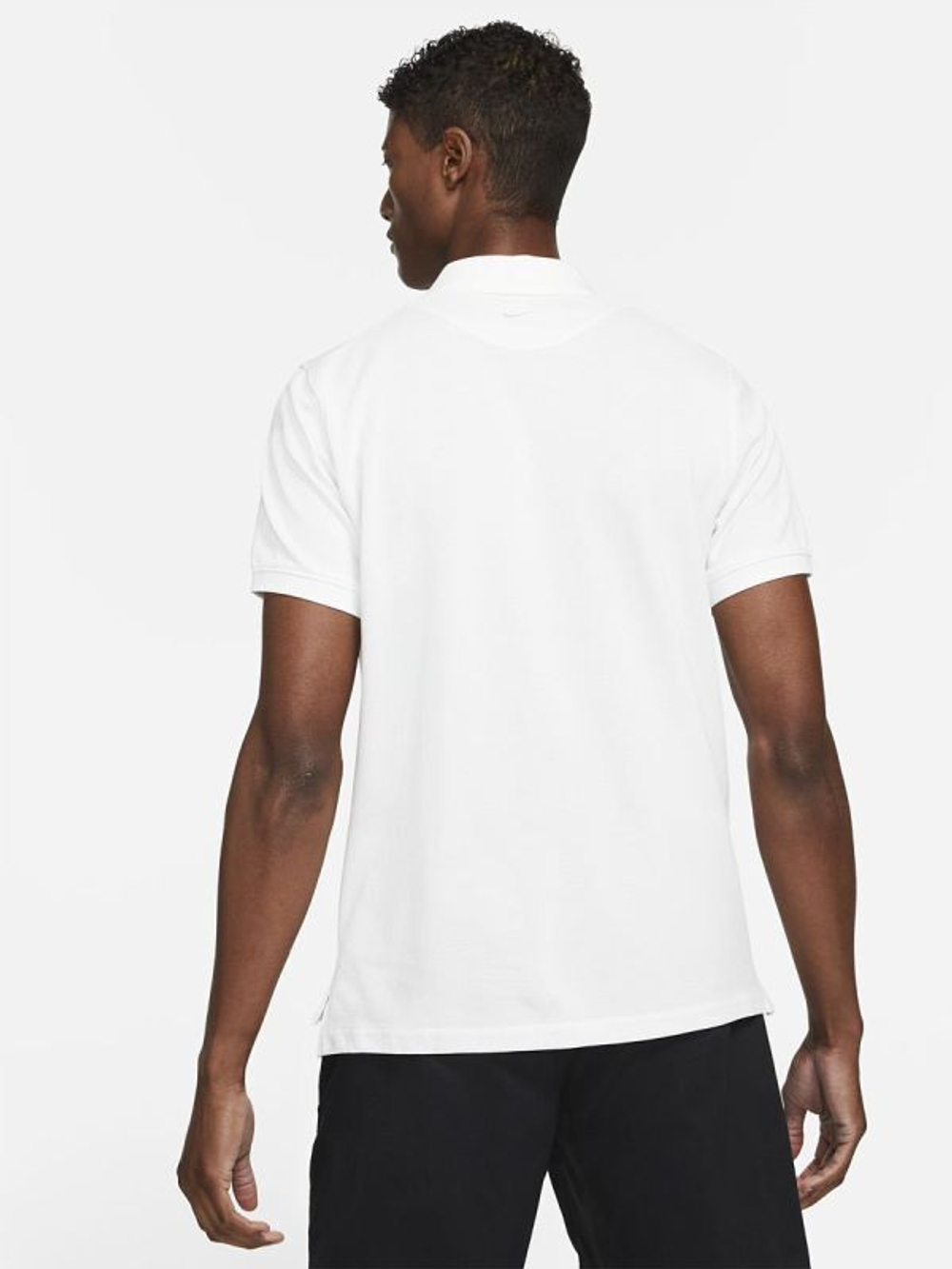 Мужское поло теннисное Nike Polo Slam Slim M - white/white