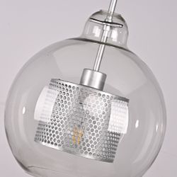 Подвесной светильник CATCH F pear silver D30