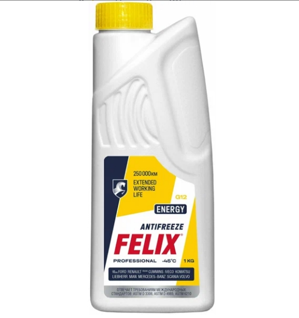 Антифриз Felix желтый 1 кг G12+