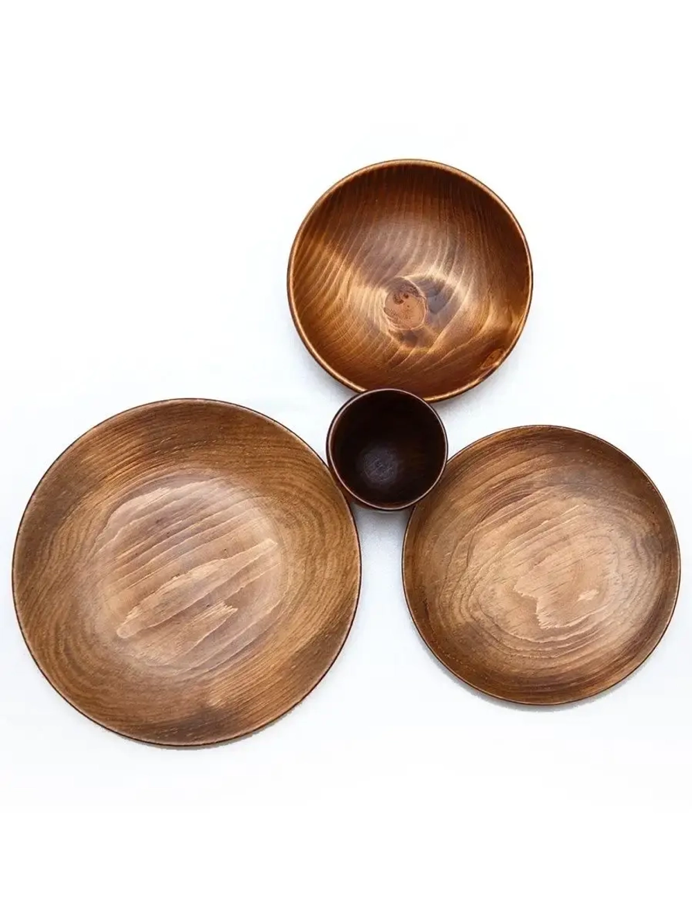 Набор тарелок+стакан  "ABIES SIBIRICA".