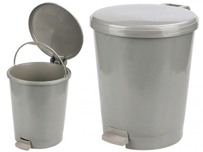 Ведро для мусора 12л с педалью "Эконом"