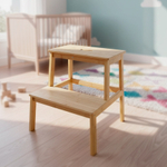 Табурет-лестница VÄTTERN 43x43x47, бамбук