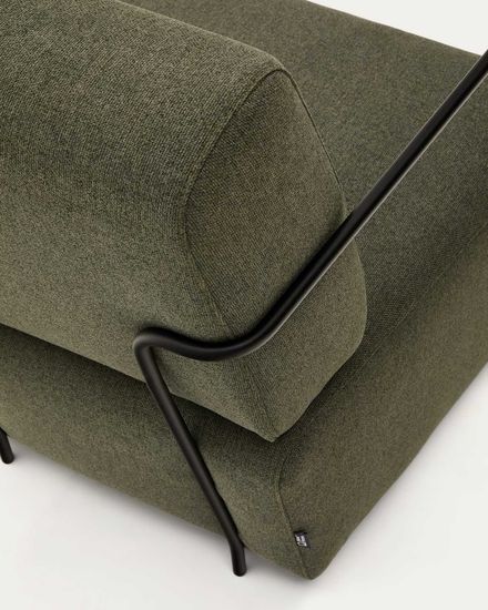 Кресло Gamer зеленого цвета с черным металлом Испания La Forma