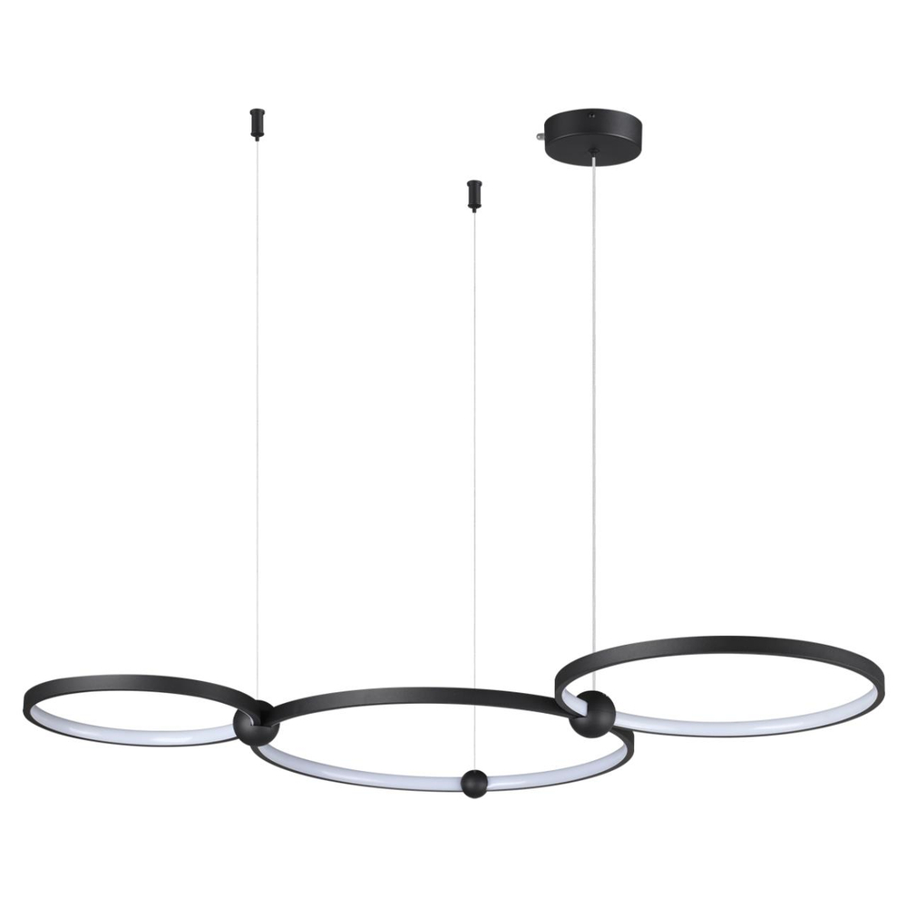 6533/85L LEDIO LN23 000 чёрный Светильник подвеснойс ПДУ LED 85W 3000-6000K 220V DIEGO