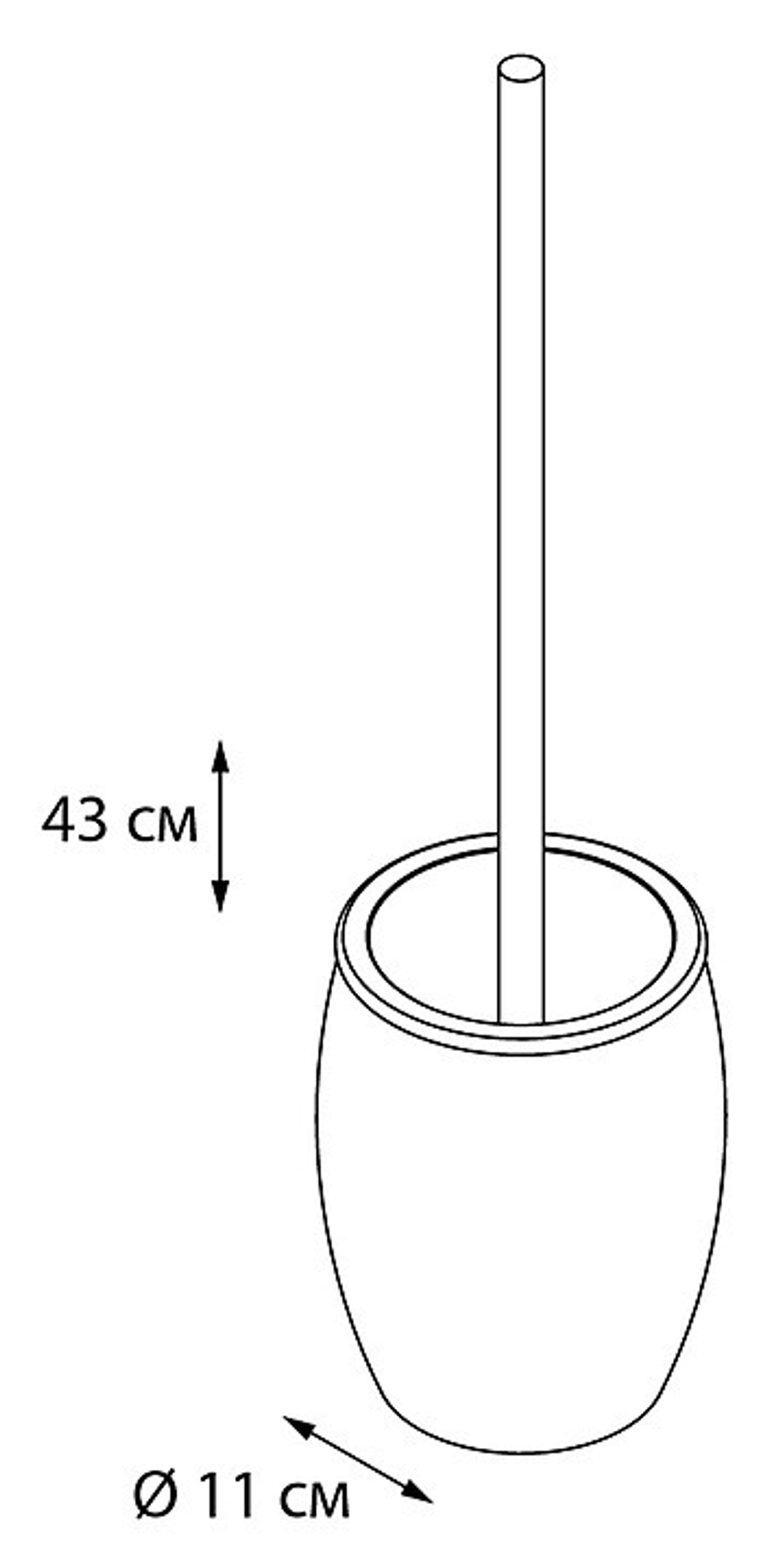 "SNOW" Ерш напольный FX-260-5