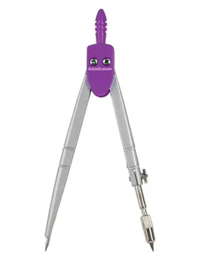 Циркуль ErichKrause S-Сool, фиолетовый, 120 мм