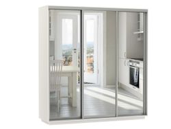 Шкаф-купе "Экспресс Экспенс Трио" (Белый снег) 2400х2100х450, МК Е1, г.Белореченск