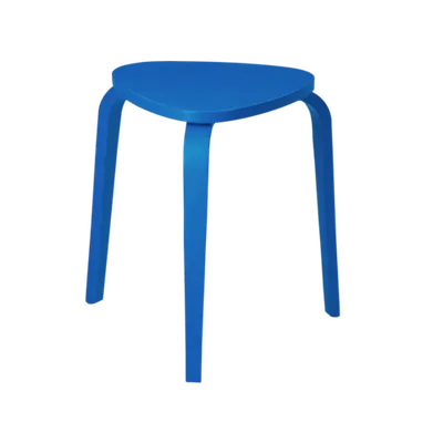 Табурет из фанеры, синий