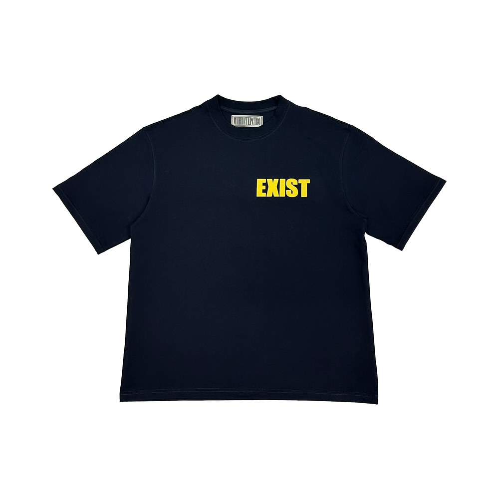 EXIST TEE in NAVY-BLUE