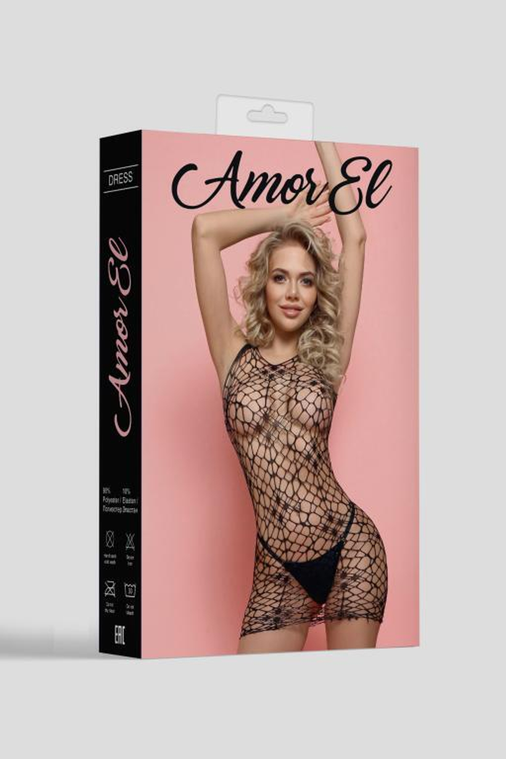 Эротическое мини-платье на бретелях