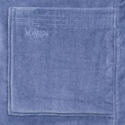 Халат велюровый Vossen Texas atlantic 484 светло-синий