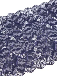03-266 ОПТ Кружево эластичное 23 см, темно-синий 061