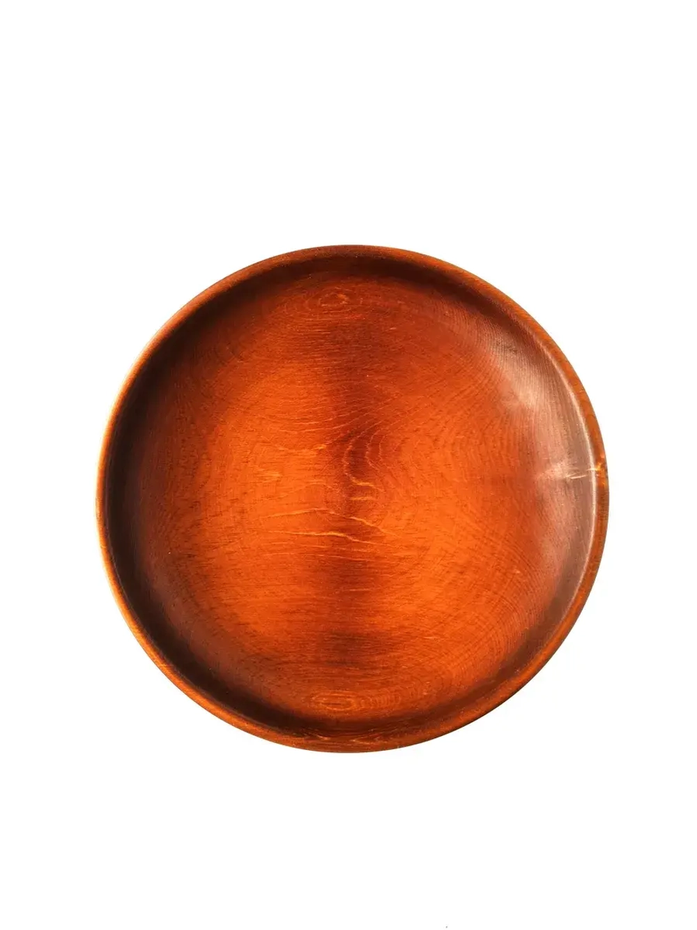 Деревянная сервировочная тарелка из кедра