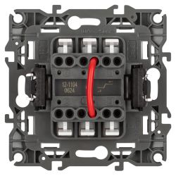 Выключатель ЭРА Серия 12 12-1104-01М двойной, 10АХ-250В, белый матовый