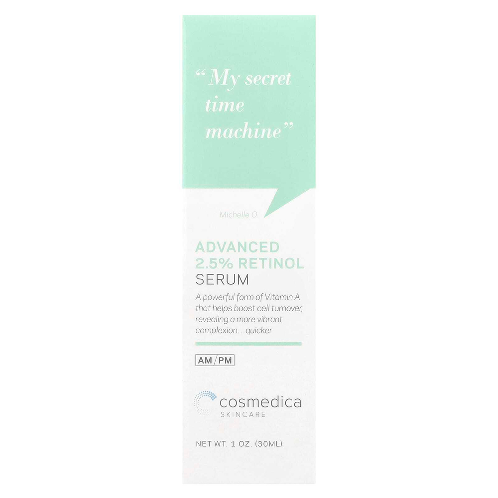 Cosmedica Skincare, улучшенная сыворотка с 2,5% ретинолом, 30 мл (1 унция)