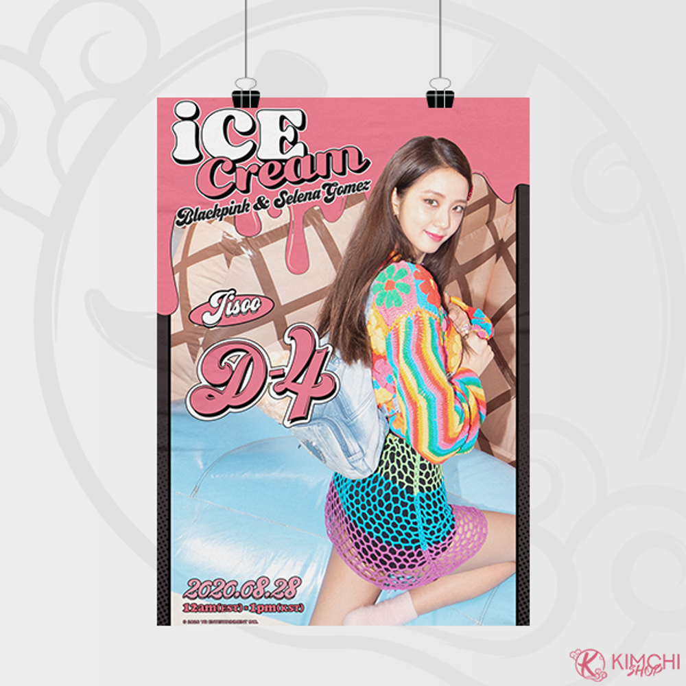 Постер А4 - BLACKPINK - Ice Cream