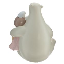 GAEM Фигурка декоративная "Девочка с медведем", L11 W11 H12 см