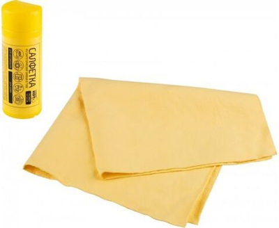 Салфетка из синтетической замши Рыжий кот в тубе, 43x32см 104777