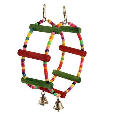 Игрушка для птиц "Качели-колесо", 250*70мм (Триол)