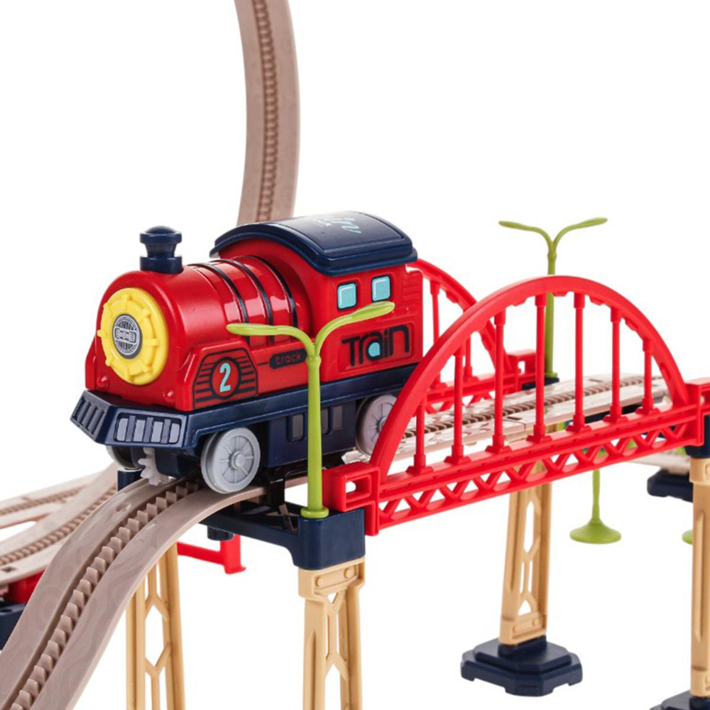 Железная дорога на бат., чемодан 89965