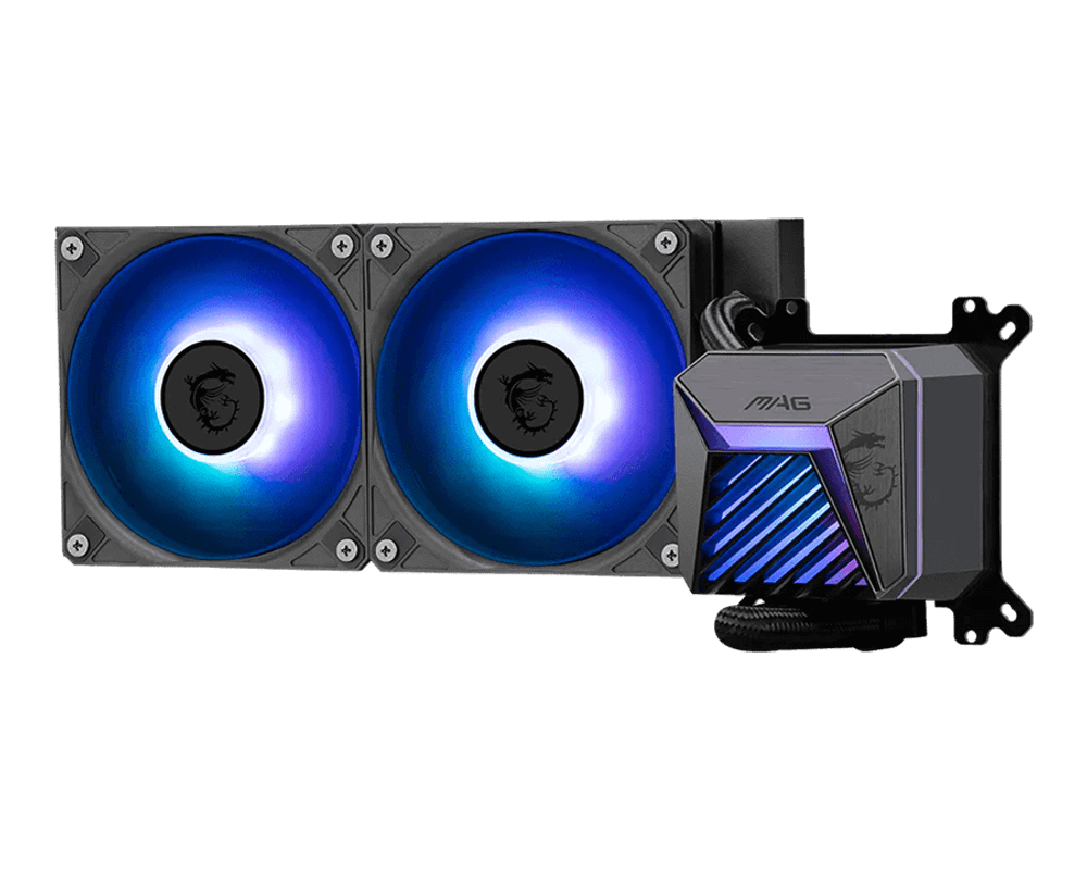 Водяное охлаждение для CPU MAG CORELIQUID A15 240 Socket Intel/AMD, ARGB, Fan 2x120см Черный