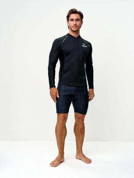 Куртка неопреновая Sargan Skeleton Sup неопрен 2 мм/лайкра черный
