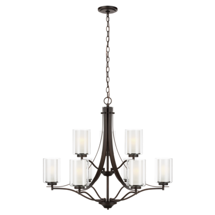 Люстра Visual Comfort Elmwood Park Nine Light Chandelier