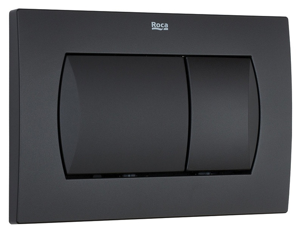 Клавиша смыва Roca Active PL 62B для ПЭК, черный матовый 78901160B6