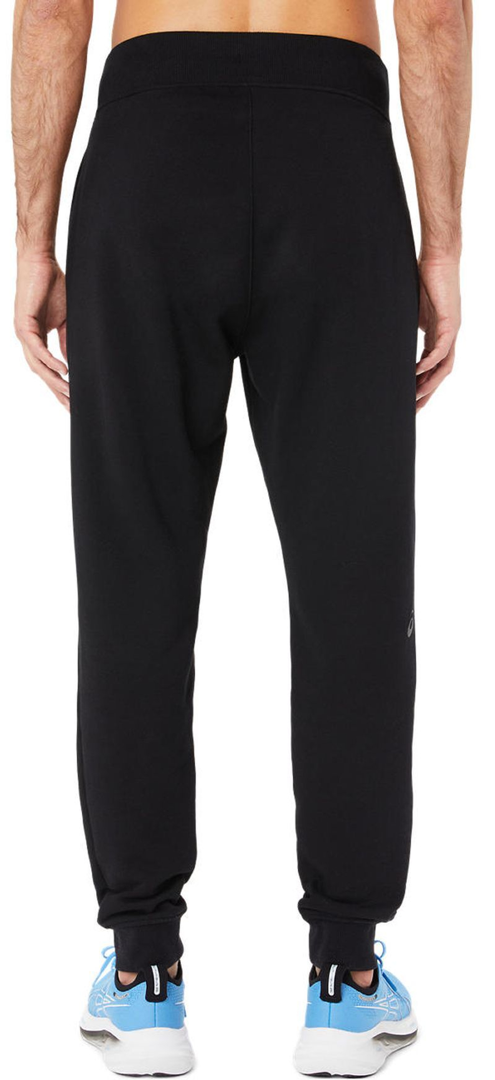 Мужские теннисные штаны Asics Logo Sweatpant - performance black/Графит grey