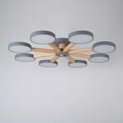 Потолочная Люстра Turna 8 Gray By Imperiumloft