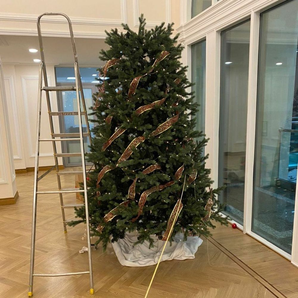 Большая елка «Сказочная» (Литая+пвх) 8 м