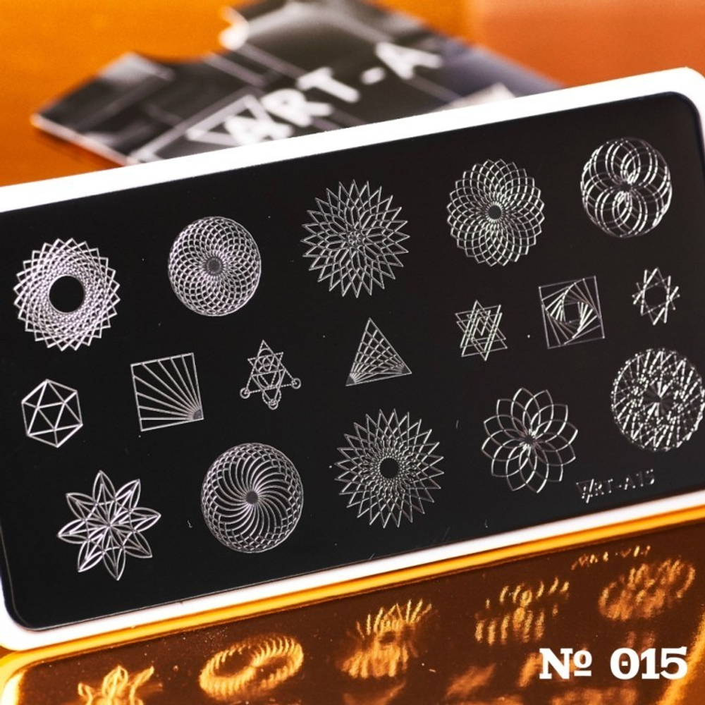 Пластина для стемпинга Art-A 015