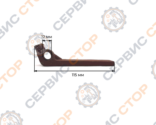 Пластина верхняя к лемеху Z-609