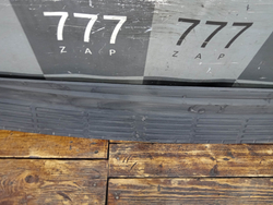 Накладка заднего бампера верхняя Toyota Land Cruiser 200 07-21 Б/У Оригинал 5216260040