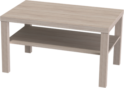 Стол журнальный Энкель 82 82x50x45см (дуб беленый)