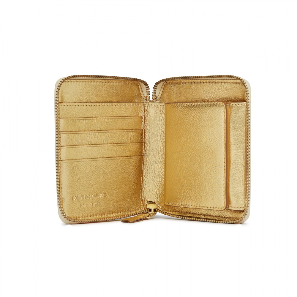 COMME DES GARÇONS WALLET КОШЕЛЕК GOLD LINE ЗОЛОТОЙ