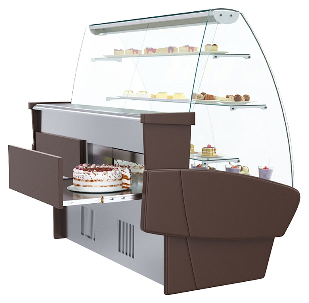 Витрина кондитерская Carboma K95 SM 1,5-1 (ВХСд-1,5)