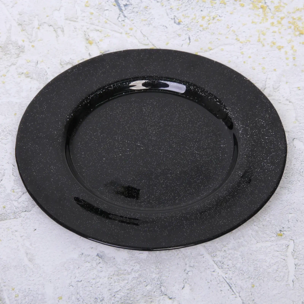 Тарелка 26см «Блэк рояль» черная