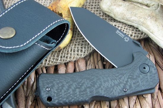 Складной нож Lion Steel "TM1" L/TM1 CB c клинком из стали Uddeholm Sleipner®, рукоять карбон