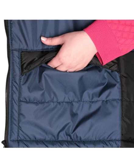 Жилет утепленный женский "Сириус-Евроника" (синий/черный)