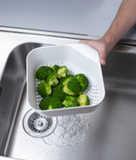 Дуршлаг square ss17 белый