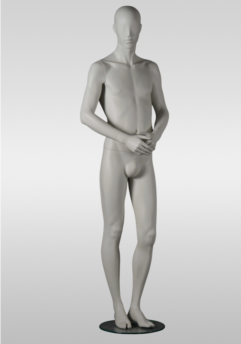Мужской абстрактный манекен Mark 2/Белый матовый