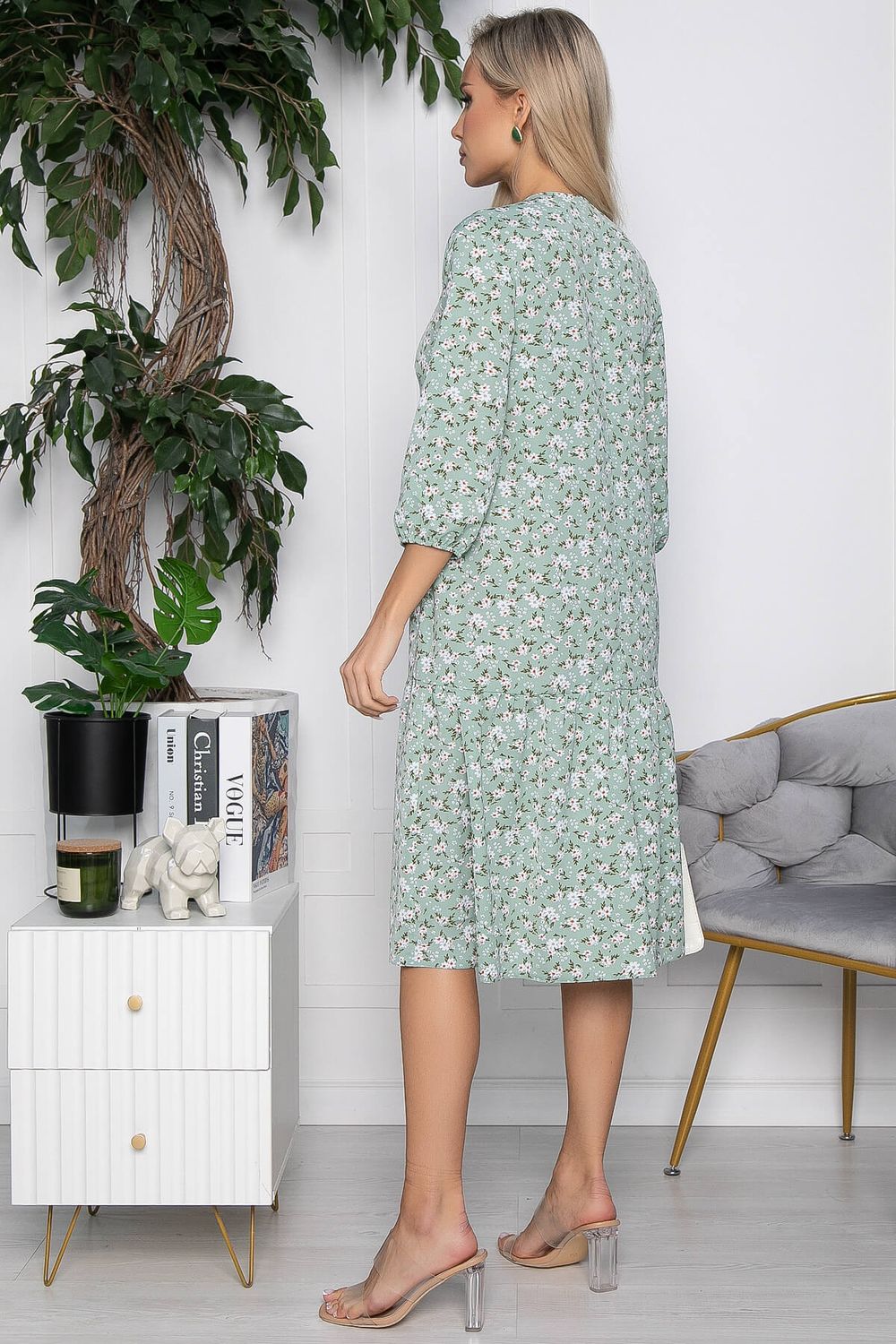 Платье Инара (зеленое) П10603 LT Collection