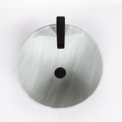 Раковина напольная из Андезита Pedestal Blue Spiral AN-03217 (45*45*90 см)