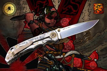 Складной нож Spartan Blades Harsey Folder RONIN - сталь CPM-MagnaСut, укоять титан