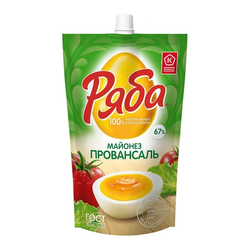 Майонез Ряба Провансаль 67% 350г дой-пак