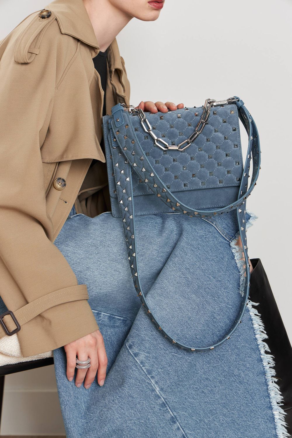 BAD GIRL LARGE BAG BLUE