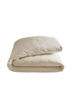 Zara Home покрывало из льна, горчичный, в клетку