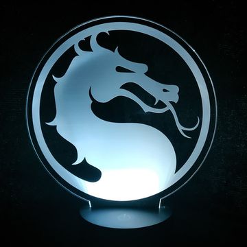 3D лампа Mortal Kombat Смертельная Битва